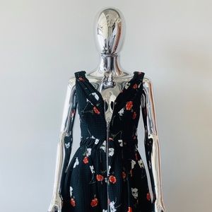 Kate Moss x TopShop Zippered Floral Dress